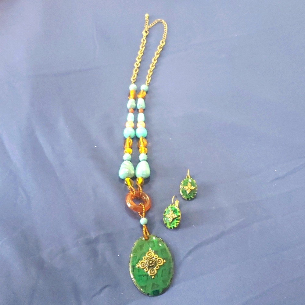 Turquoise Fashion Jewelry Set